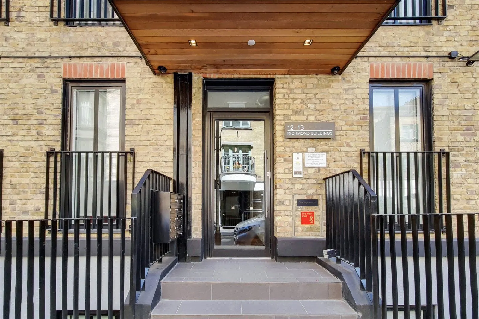 Entrance to 12-13 Richmond Buildings, Soho